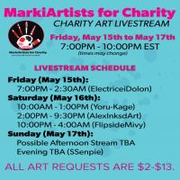 MarkiArtists For Charity May 2015 Banner